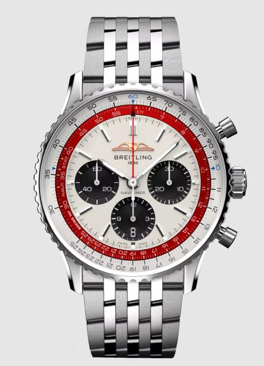 Review Breitling NAVITIMER B01 CHRONOGRAPH 43 BOEING 747 Replica watch AB01383B1G1A1